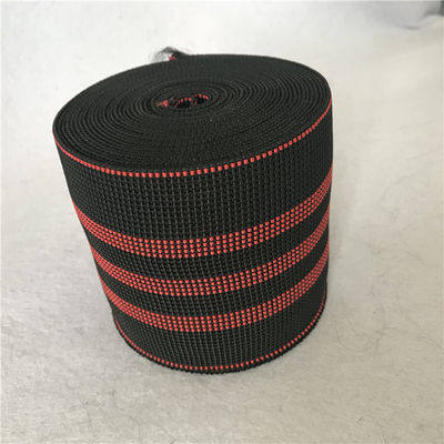 China anchura elástico el 10cm de las correas del telar jacquar de las correas del bastón de rota en color negro proveedor