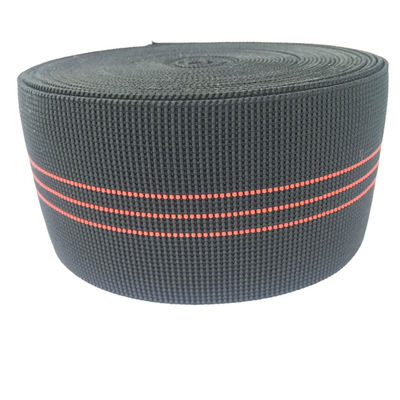 China Color negro de 3 de la pulgada de la tapicería de las correas accesorios elásticos de los muebles proveedor