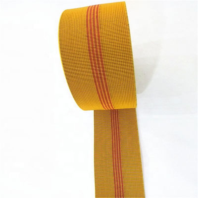 correas Elasticated de la tapicería del color amarillo de 70m m para el alargamiento de la silla 20%-30% del sofá proveedor